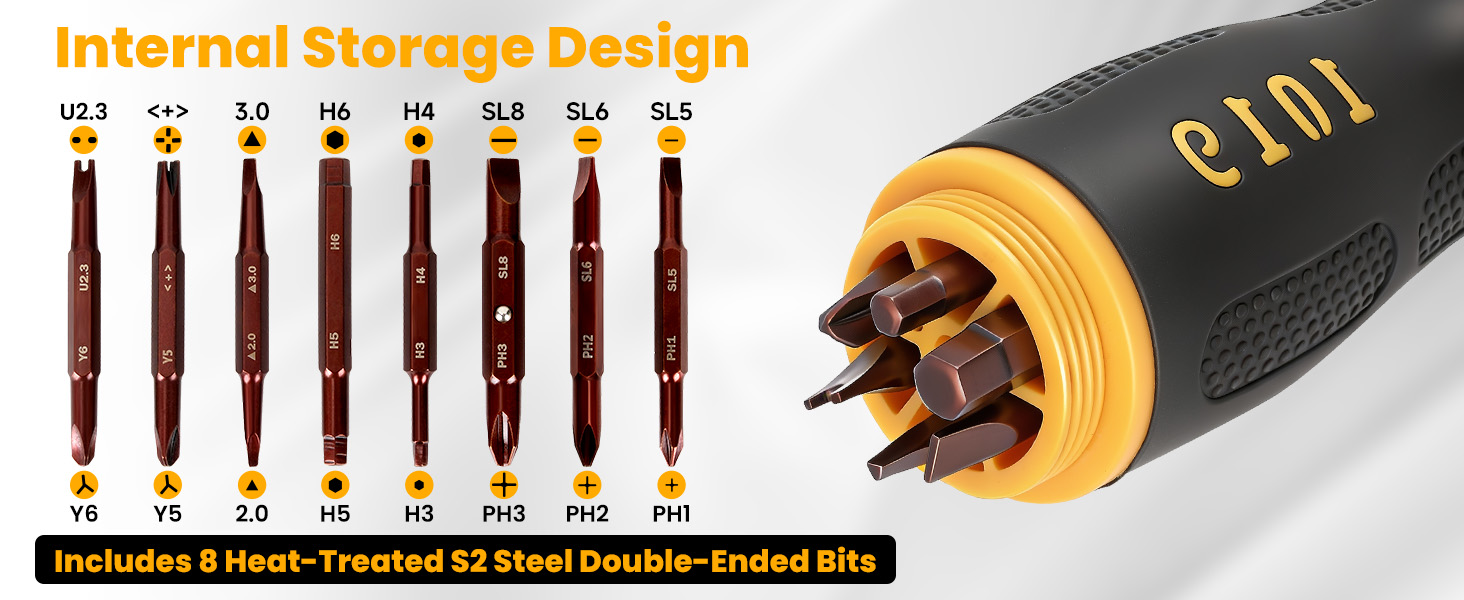 REKCKRUL 19-in-1 Ratcheting Multi-Bit Screwdriver Set
