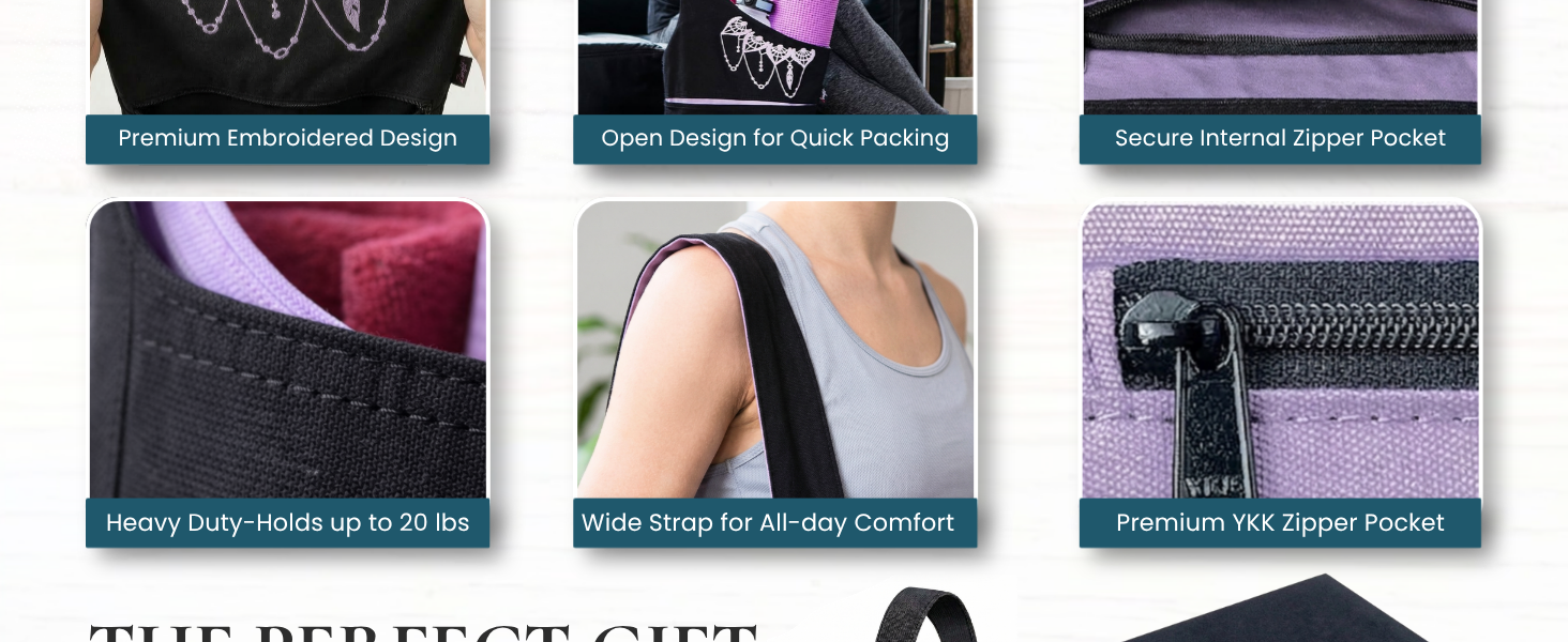 Even more features, capacity, shoulder strap, pockets, design, strong stiching