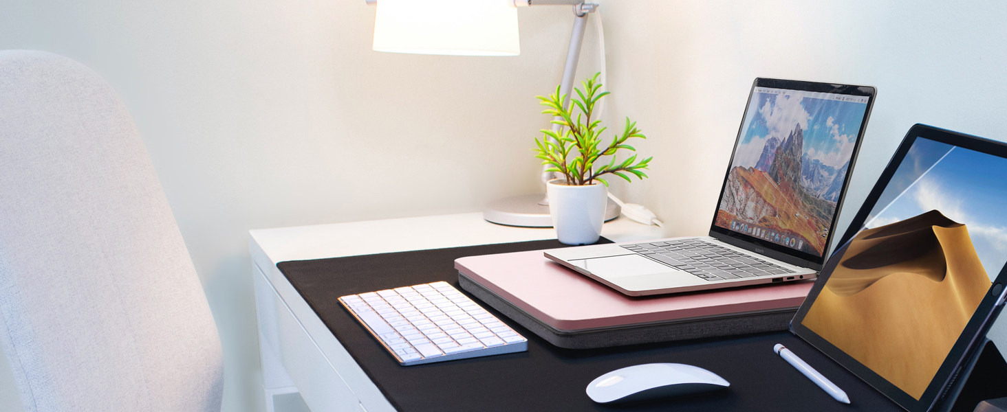 ZEAPTAC Portable Lap Laptop Desk with Pillow Cushion