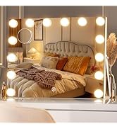 Hasipu Vanity Mirror with Lights, 17.7