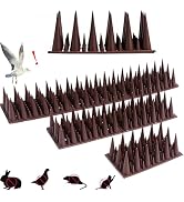 Ephoou Bird Spikes for Outside to Keep Birds Away, 20 Pack Anti-Bird Spikes with Irregular Design...