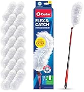 O-Cedar Flex &amp; Catch Heavy Duty Dusting Kit with 15 Disposable Duster Refills | New &amp; Improved Mo...