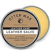 Otter Wax Leather Salve | 2oz | All-Natural Universal Conditioner | Made in USA