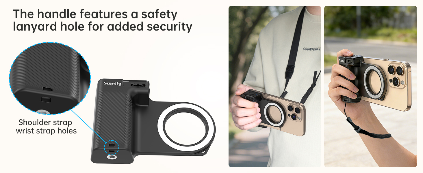 professional shooting kit iphone selfie grip for iphone magsafe camera grip magnetic phone camera