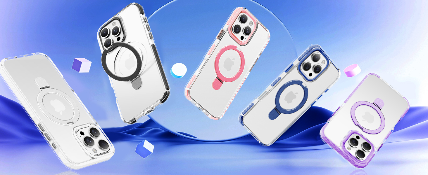 Clear iPhone 16 pro max stand case