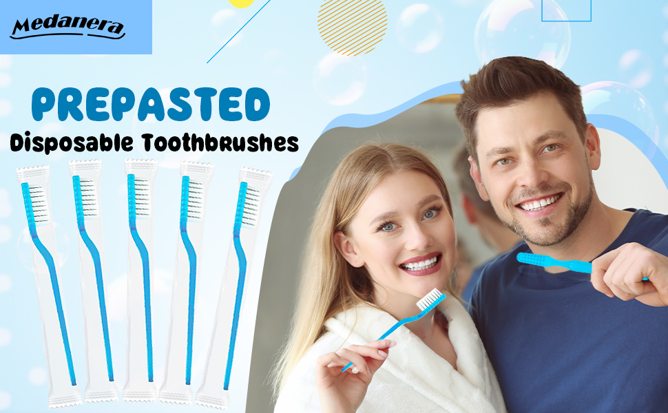 disposable toothbrushes with toothpaste