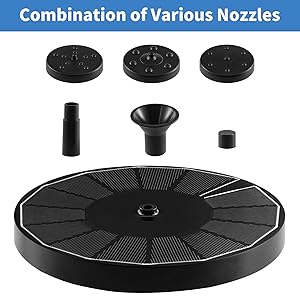 solar fountain pump solar water fountain for bird bath