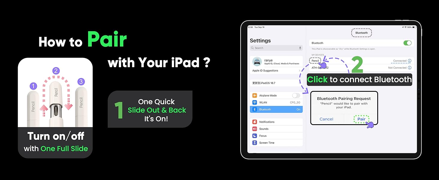 How to Pair with Your iPad
