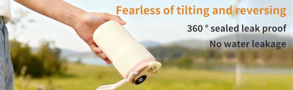 Intelligent temperature display insulated cup