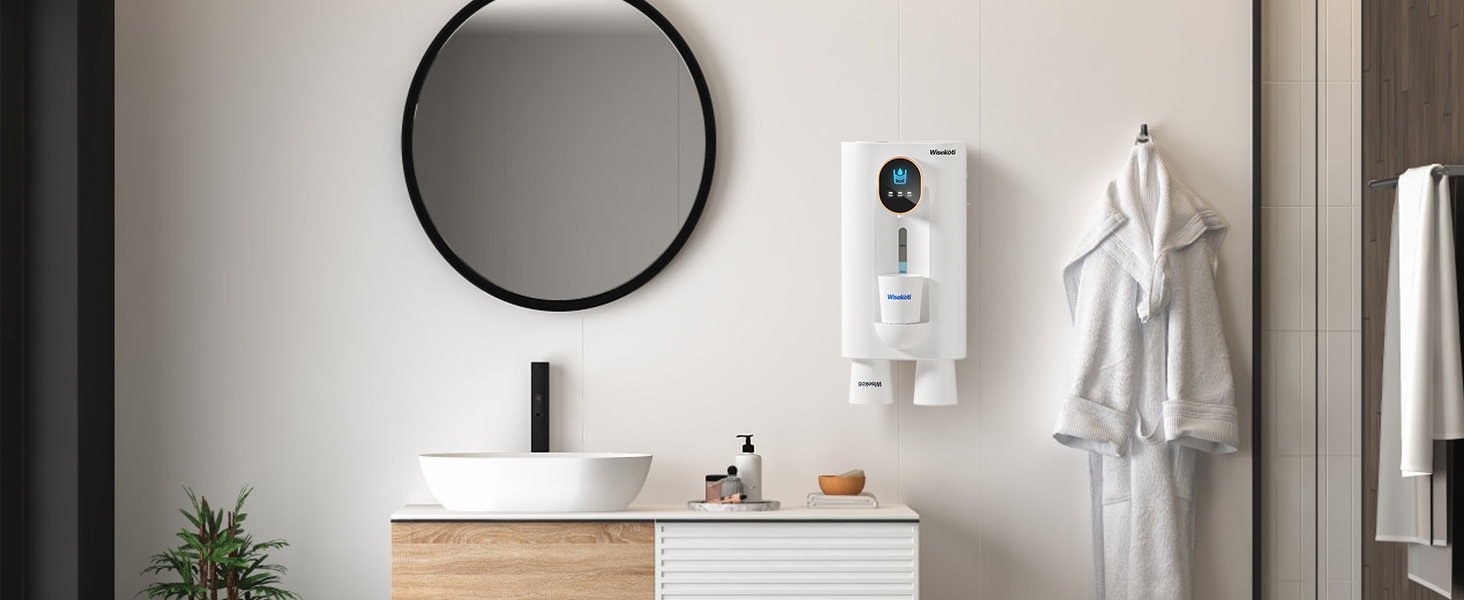 Freeing Up The Sink From the Large Mouthwash Bottle and Cups