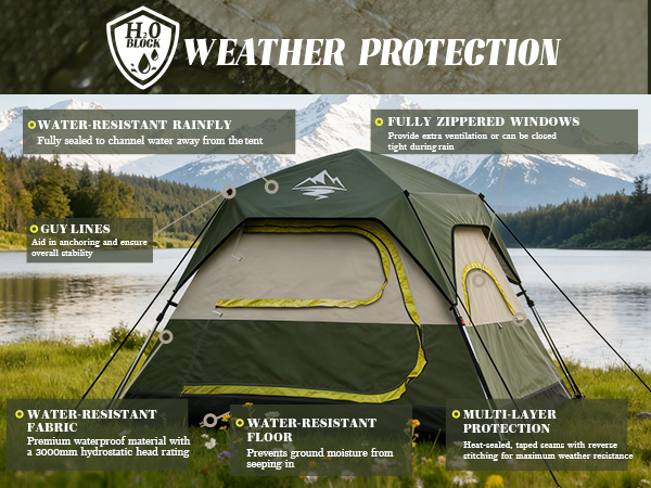 4 person instant tent