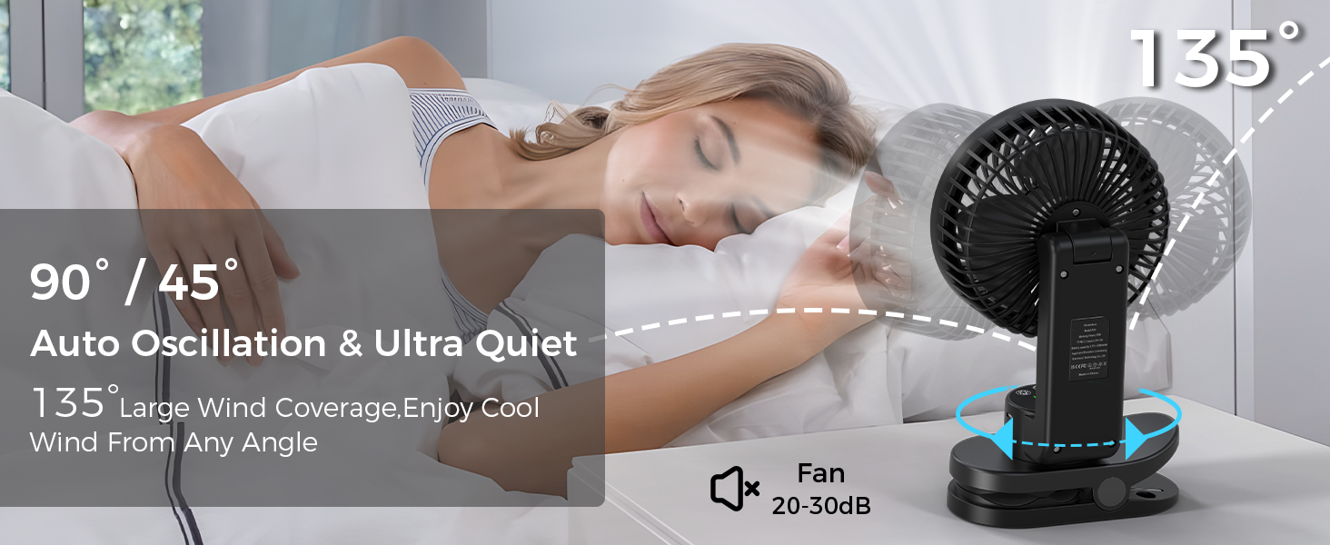 amacool desk fan table fan small personal fan