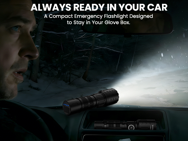 Car emergency flashlight