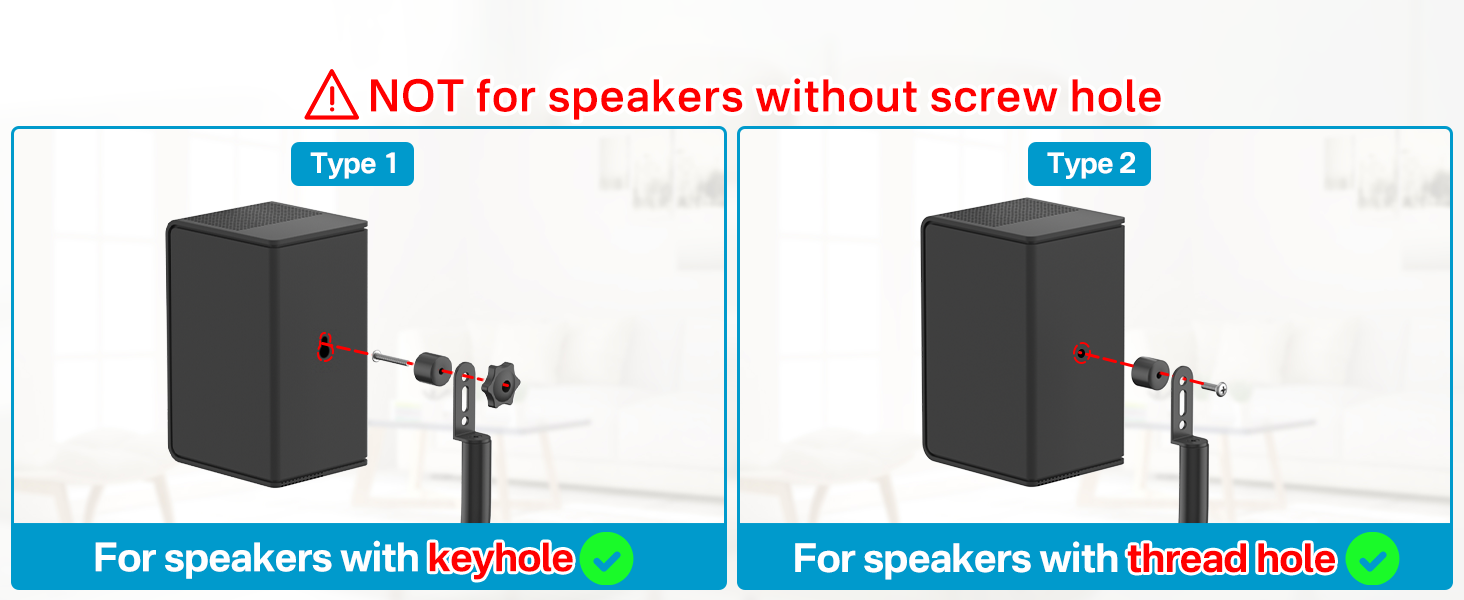 Speaker Stands Pair for Vizio Speaker