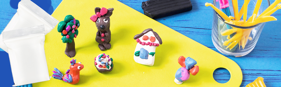6.White Soft Modeling Clay