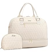 Scothen Travel Duffle Bag,Weekender Bag for Women with Toiletry Bag,Carry on Overnight Bag with L...