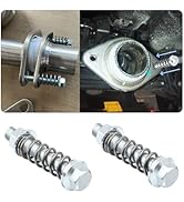 2PCS Car Exhaust Manifold Bolts,Steel M10x1.5 mm Exhaust Bolts and Nuts Kit with Springs for Exha...