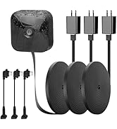 iTODOS 3 Pack 25ft/7.5m Outdoor Power Cord for Blink Outdoor (3rd Gen) XT3,Blink 4(4th Gen)/XT/XT...