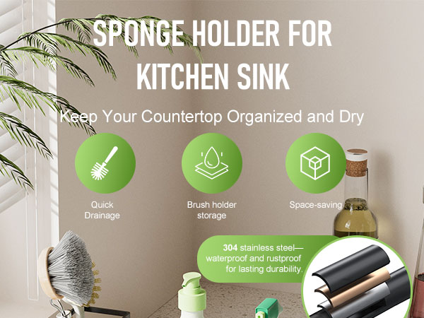 kitchen sink sponge holder