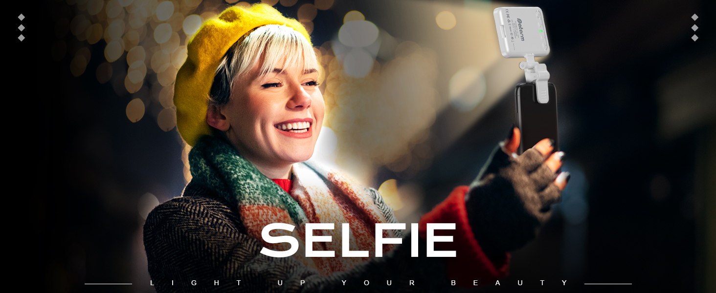 selfie light cell phone light picture rechargeable selfie light luz para telefono para tomar foto