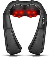 iKristin Neck Massager with Heat, Shiatsu Massager for Neck, Back, Shoulder, Foot and Leg, Deep T...