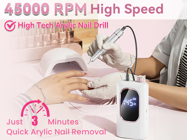 4500 rpm nail drill