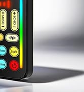 Portable Voice Changer, 8 Voice Changes Live Sound Card, Cool LED Lights Sound Board, Voice Disgu...