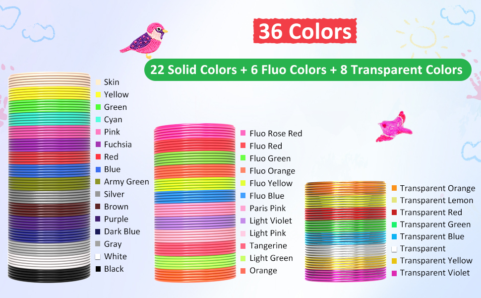 3d pen filament refills