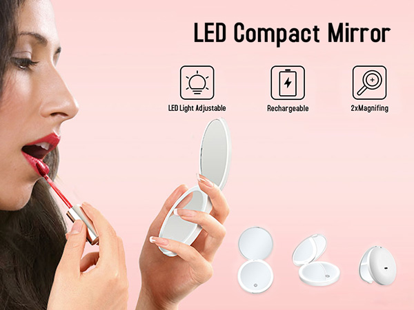 light up compact mirror