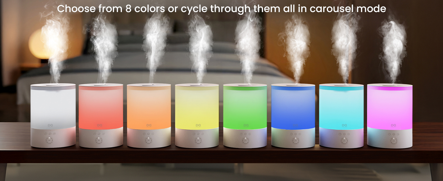 Match your mood in 8 different hues