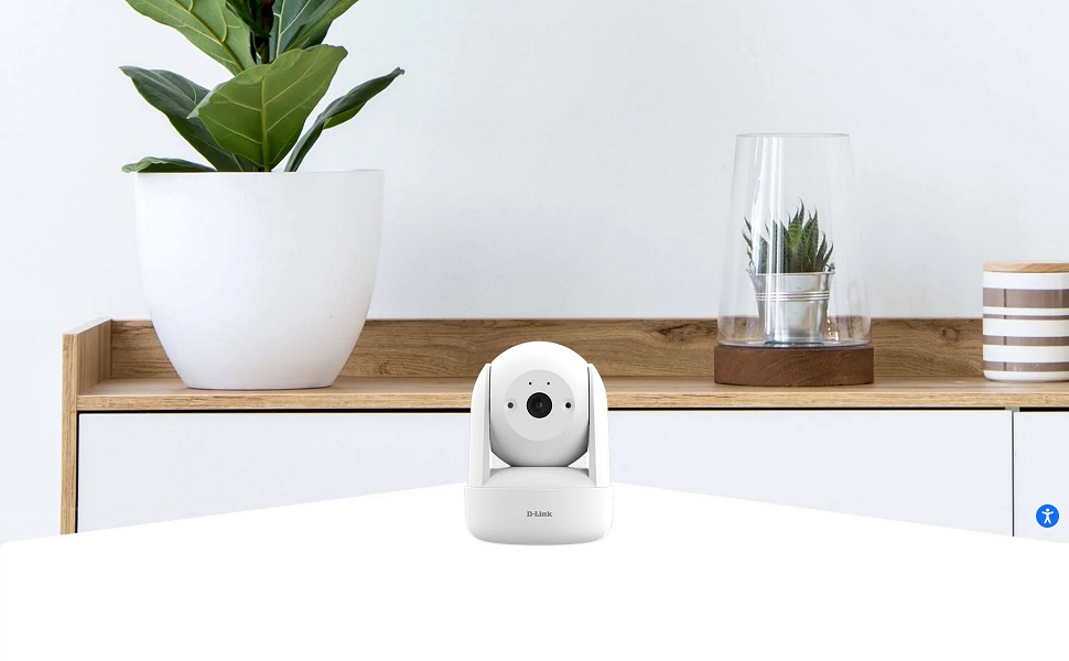 2K HD Res Pan Tilt Wi-Fi 6 Surveillance Home Security Camera Night Vision Audio Motion Tracking