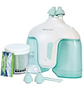 Nascool Electric Nasal Irrigation System with 50 Salt Packets, 2 Modes Nose Cleaner with Self Cle...
