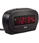 Equity by La Crosse 30228 LED Alarm Clock,Black 4.50