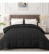 MATBEBY Full Comforter Duvet Insert - All Season Black Comforters Full Size - Quilted Down Altern...