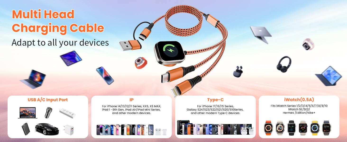Universal Multi-Device Charging Cable