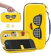 FUNDIARY Yellow Carrying Case for Nintendo Switch 2, Shockproof Accessories for Switch 2 Console ...