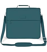 SUNEE Zipper Binder 3 Ring, 3 Inch O-Ring with Handle and Shoulder Strap, 600-Sheet Capacity, 5-T...