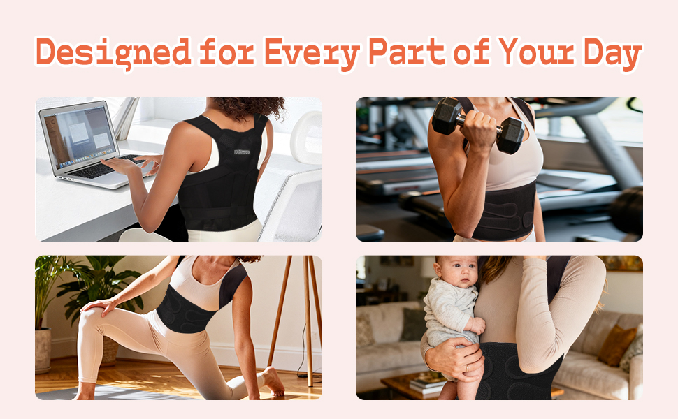 Back Brace Posture Corrector for Women and Men