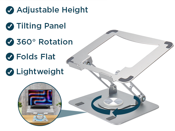 macbook stand adjustable portable laptop stand for travel laptop stand 17 inch