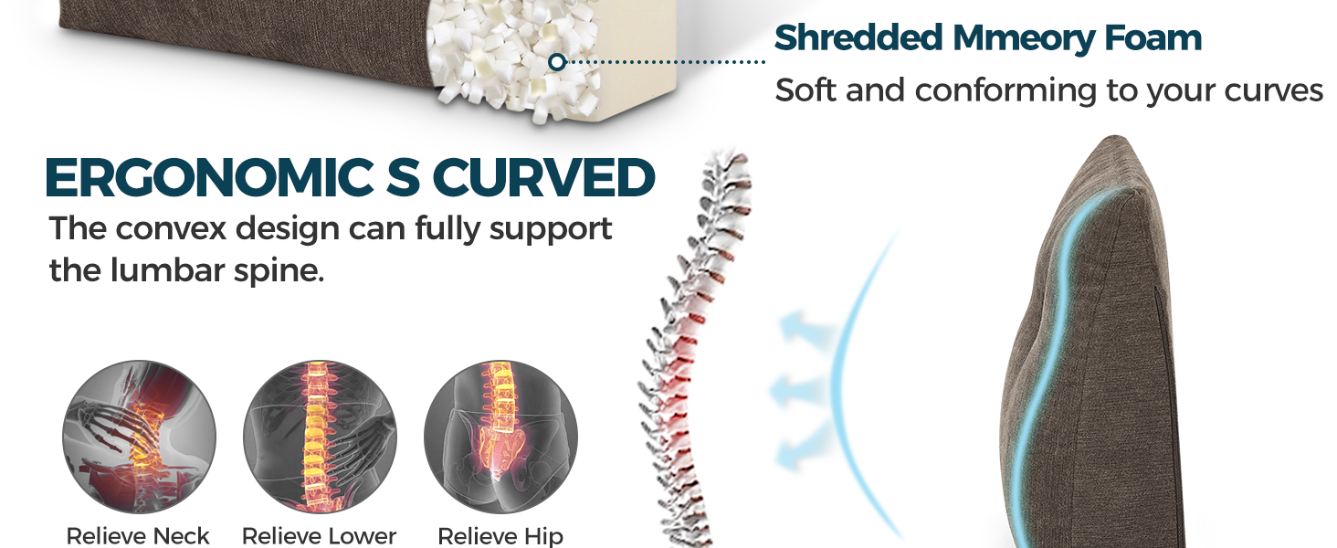 lumbar support pillow for recliner