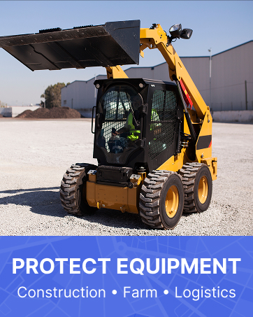Protect your construction and farm equipment with Spytec GPS Trackers