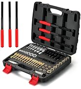 MAXMAN 61Pcs Thread Chaser Set, Thread Restorer Kit &amp; Rethread Repair Tool, SAE &amp; Metric Thread C...