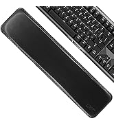 Cacoy Keyboard Wrist Rest Ergonomic Soft PU Leather Wrist Support with memory foam-filled for Off...