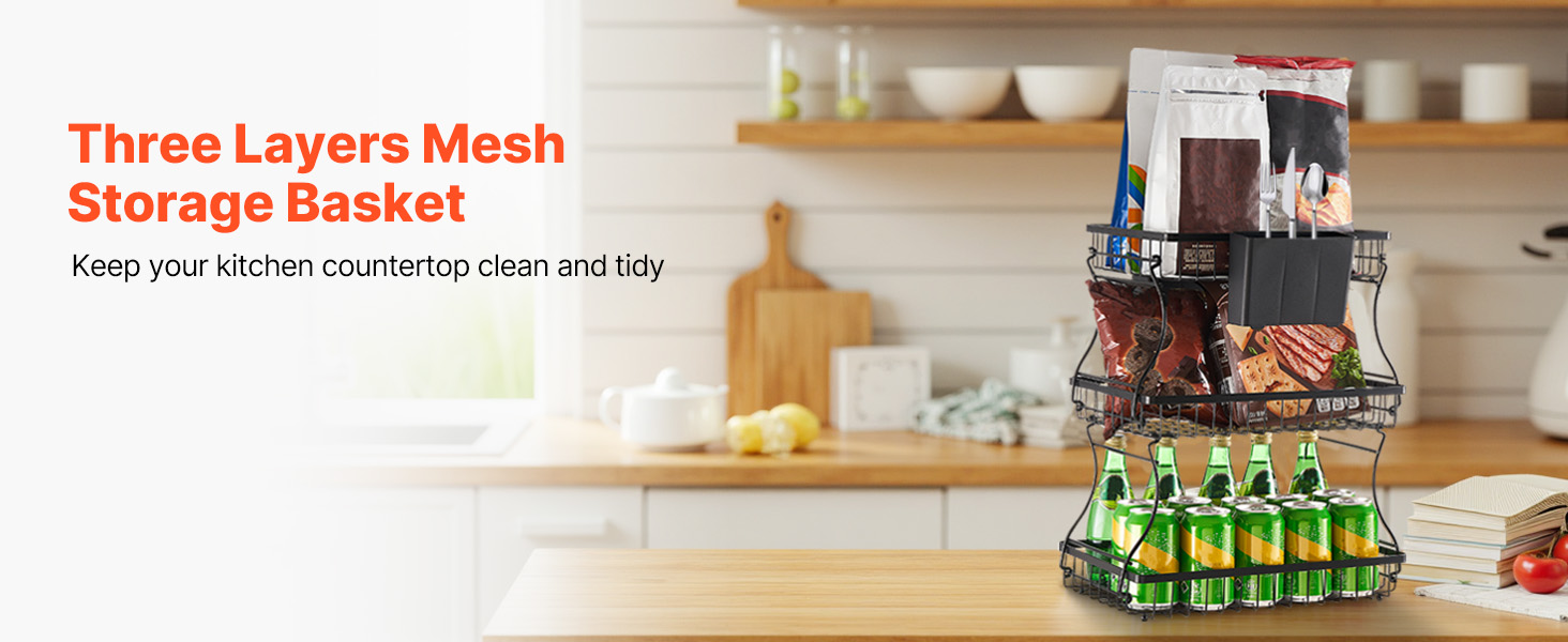 2/3 tier fruit basket