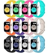 Brigtlaiff Compatible with Apple Watch Bands 38mm 40mm 41mm 42mm 44mm 45mm 46mm 49mm Women Men, S...