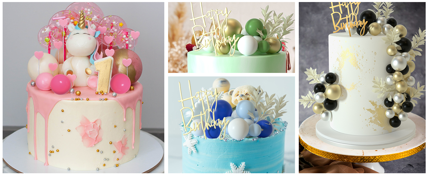 ball cake topper