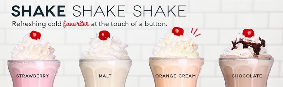 Milkshake Maker, Shake, Countertop, Stainless Steel Cup