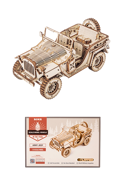 ROKR 3D WOODEN puzzle car model kit