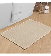 chakme Bathroom Rugs Mat 24x17, Ultra Thin Non Slip Bath Mat Small Quick Dry Absorbent Bath Mat f...