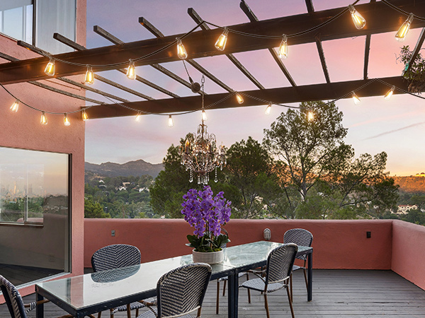 luces para patios exteriores